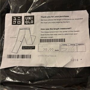 Uniqlo Slim Fit Pants 32x30 - 2 pair.